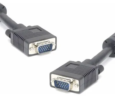 Produktbild von Logo Video kabel SVGA (D-sub) samec - SVGA (D-sub) samec 5m stíněný černá