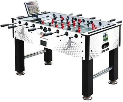Produktbild von Carromco Kickertisch NEXT-EVOLUTIOProfi Kicker mit App-Funktion für Smartphones und Tablets - Tischfussball in Schwerer Ausführung .