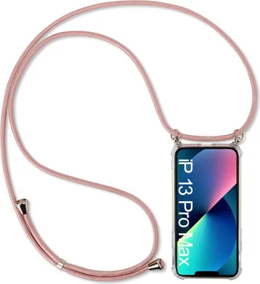Immagine prodotto di Iphone 13 Pro Max Custodia Rosa Cinturino