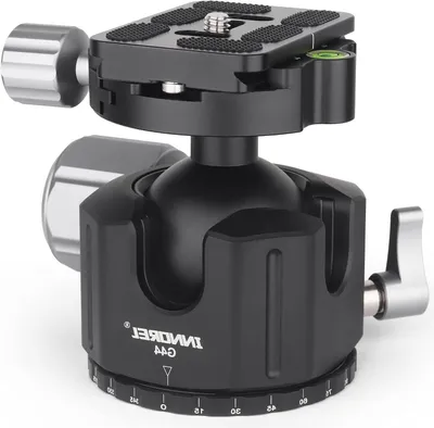 Productafbeelding van Dunne panoramische CNC statief balhoofd voor spiegelreflexcamera's met 1/4" snelwisselplaat - Maximaal 25 kg belasting