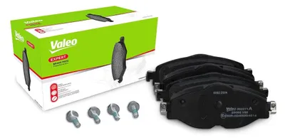 Image de Jeu de plaquettes de frein pour disques avant 20 mm VALEO IAM-Expertise, compatible notamment avec la VW GOLF