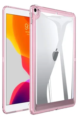 Produktbild von Mobigear Crystal Schutzhülle für iPad Air 4 (2020) – Hartschale, Rückseite – Transparent / Rosa