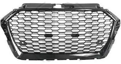 Sportgrill Kühlergrill Schwarz Glanz Waben Gitter für Audi A3 8V 16-20 ohne ACC – Produktansicht