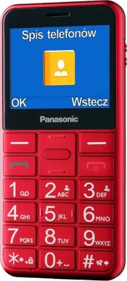 Obrázok produktu pre Panasonic KX-TU155EXRN, Single SIM, 6,1 cm (2.4"), 0,3 MP, Bluetooth, Červená