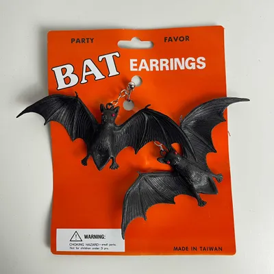 Produktbild von Halloween - große Fledermaus Ohrclipse