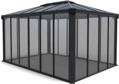 Zdjęcie produktu dla Pawilon Palram - Canopia Ledro 4300 zamknięty 295 x 430 cm antracytowy