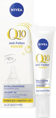 Produktbild von NIVEA Anti-Age Q10 Anti-Falten POWER Extra Straffende Augenpflege 15 ml