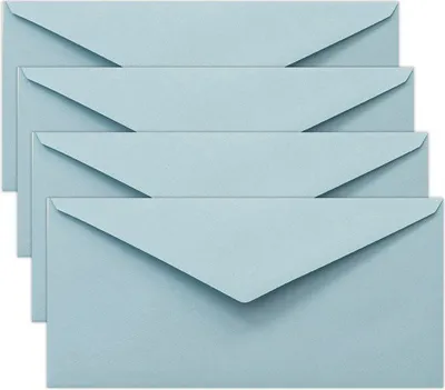Image de DL NK Sirio Col. Celeste enveloppes bleues 115g - 25pcs