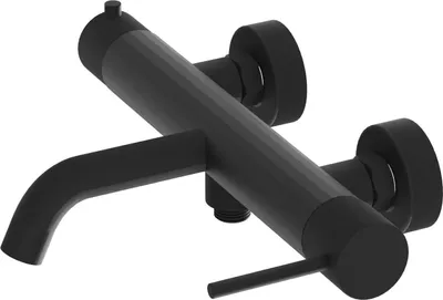 Produktbild von Lavita Orion Badewannenarmatur in matt Schwarz | Wannen- und Brausebatterie | Wasserhahn Bad s Design Armatur