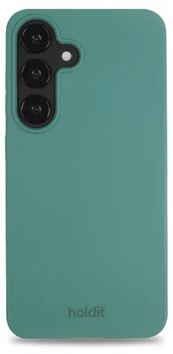 Immagine prodotto di Custodia protettiva morbida Holdit per Samsung Galaxy S25 - Verde muschio