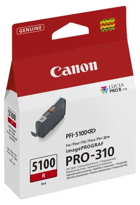 Produktbild von Canon PFI-5100 R, Rot, 14,4 ml, 1 Stück(e), Einzelpackung