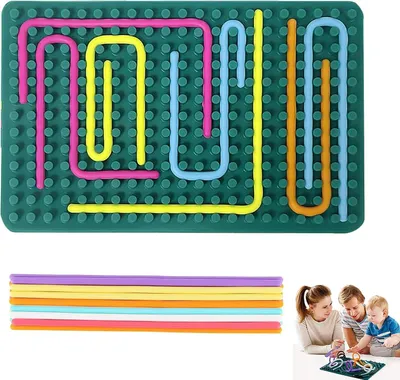 Produktbild von Sensorik Activity Board, Sensorik Spielzeug Activity Board, für Autismus ADHS Stress Anxiety Reisespiele Busy Board Mit Reisetasche & 20 Zubehör