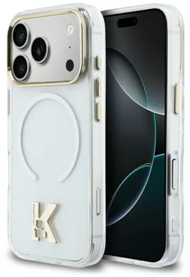 Produktbild von Handyhülle für iPhone 18 Pro Max / 17 Pro Max, Karl Lagerfeld IML K Head mit MagSafe, Transparent
