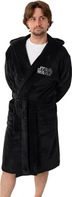 Image de Star Wars - Robe de chambre à capuche pour homme NS9531 (L) (Noir)