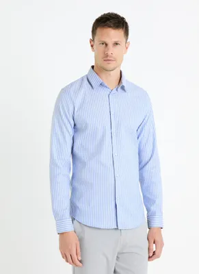 Produktbild von Celio Fasanure Schmales gestreiftes Hemd 1128451__S