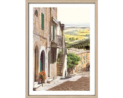 Produktbild von Gerahmtes Bild Mediterranean Place III 53x73 cm