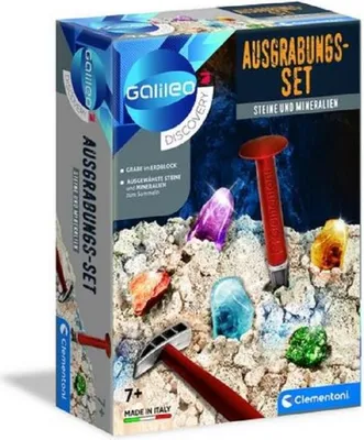 Productafbeelding van Clementoni Galileo Archeologiestel: Stenen en mineralen