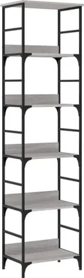 Produktbild von vidaXL Bücherregal Grau Sonoma 50x33x188,5 cm Holzwerkstoff