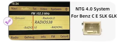 Zdjęcie produktu dla Moduł multimedialny do samochodu, łączność bezprzewodowa, kompatybilność z Mercedes-Benz, do systemu Mercedes-Benz NTG 4.0