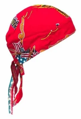 Produktbild von Bandana Rot fröhliche Division, Kopftuch Cap Happy Division red, Bandana Headscarf Happy Division red, Pañuelo pañuelo Happy Division, Foulard Bandana Happy Division Rouge