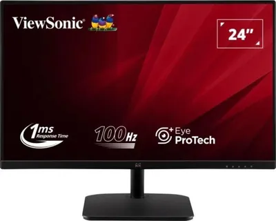 Zdjęcie produktu dla Viewsonic Value Series VA2432-MHD, 60,5 cm (23.8"), 1920 x 1080 px, Full HD, LED, 4 ms, Czarny