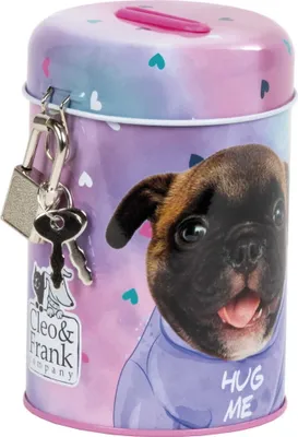 Zdjęcie produktu dla Skarbonka z kłódką na oszczędności Pies