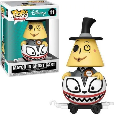 Immagine prodotto di Funko Nightmare before Christmas POP! Disney Carrello del treno Figurina in vinile del sindaco nel carrello fantasma 9 cm FK50634