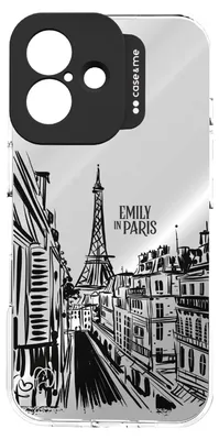 Produktbild von Case & Me CMEMIPCOVIP16612, Cover, Apple, iPhone 16, 15,5 cm (6.12"), Schwarz, Weiß