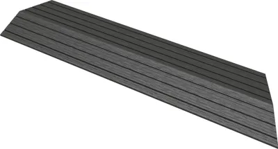 Zdjęcie produktu dla ML-Design WPC listwa krawędziowa antracytowa do płytek tarasowych 38x2x7,5 cm drewnopodobna listwa narożna system zatrzaskowy wykończenie krawędzi podłogi płytki podłogowe