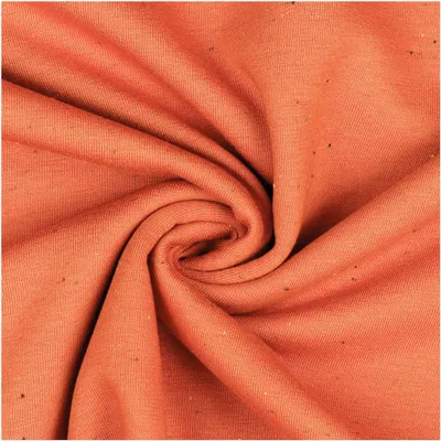 0,5m Sweat-Stoff Cosy Colours Meterware Oeko-Tex Sweatstoff Sweat koralle