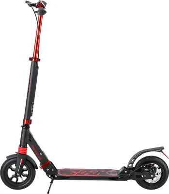 Produktbild von NILS EXTREME HM209T Scooter Schwarz-Rot mit Scheibenbremse