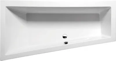 Produktbild von Polysan ANDRA L asymmetrische Badewanne 170x90x45cm, links, weiß