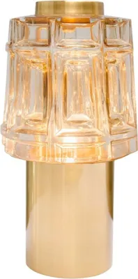 Produktbild von Casa Padrino Designer Tischlampe Durchmesser 14 x H. 26,5 cm - Luxus Möbel