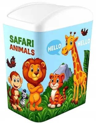 Produktbild von Katex Kippbarer Behälter 10L Kinderzimmer Zoo Tiere Organizer