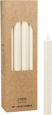 Image de Bougie Droite Blanche Ambiance Parfumée élégante - Maison Berger