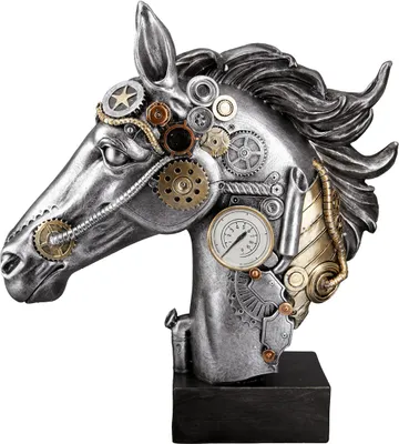 Produktbild von Casablanca by Gilde Dekofigur Skulptur Steampunk Horse H. 34 cm,37474