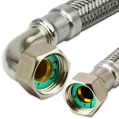 Produktbild von Flexibler Edelstahl Schlauch 3/8" 1/2" 3/4" 1" Anschluss