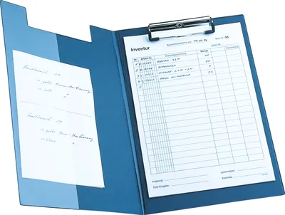 Produktbild von VELOFLEX Clipboard aus Kunststoff blau DIN A4