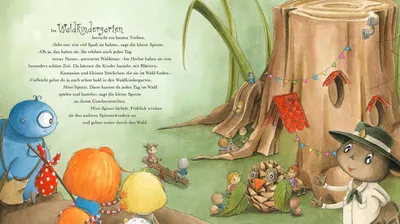 Image de Die kleine Spinne Widerlich - Der Waldspaziergang