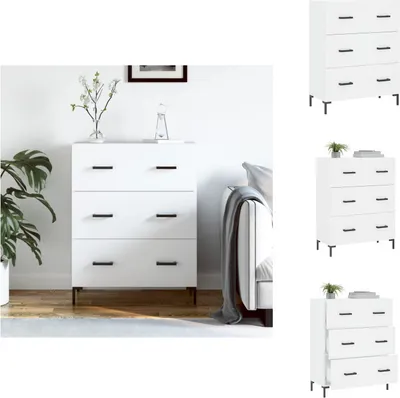 Produktbild von vidaXL Sideboard Weiß 69,5x34x90 cm Holzwerkstoff - Sideboards