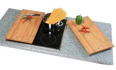 Produktbild von Kesper 54591 Schneide- und Abdeckplatte Bambus 50 x 28 x 4 cm