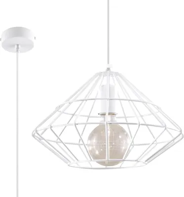 Produktbild von Hängeleuchte UMBERTO weiß 1xE27 15W Stahl 120x32x32cm Sollux Lighting
