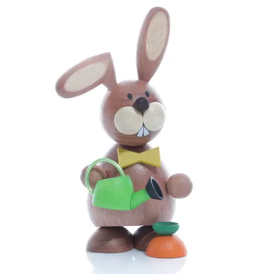 Produktbild von Osterdekoration Osterhase mit Gießkanne Höhe 12cm NEU