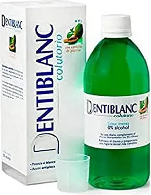 Image de Dentiblanc Alcohol-Free Mint Mouthwash 500ML