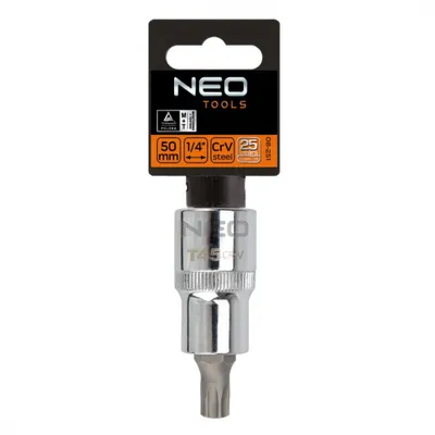 Obrázok produktu pre NEO TOOLS Torx bit na 1/2" zásuvke, T50 x 55 mm