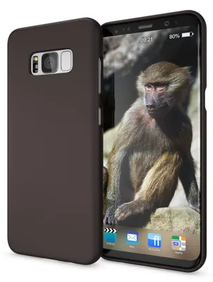 Produktbild von Samsung Galaxy S8 Handy Hülle von NALIA, Ultra Slim TPU Silikon Neon Case Schutz Schwarz