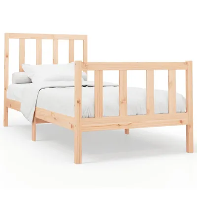 Produktbild von vidaXL Massivholzbett ohne Matratze 90x200 Kiefernholz