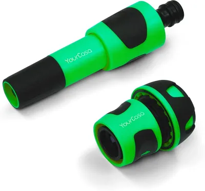 Obrázek produktu pro Zahradní postřikovač s hadicovým adaptérem 3/4 palce, s nastavitelnou tryskou, 4 nastavení, určený pro zavlažování zahrady