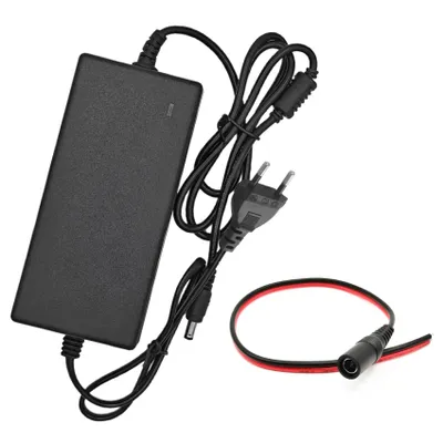 Produktbild von A36C 120W Netzteil 12V 10A DC Ladegerät mit EU-Stecker, 5,5 x 2,1 mm Netzadapter für Monitor, LED-Beleuchtung, Auto CD-Player