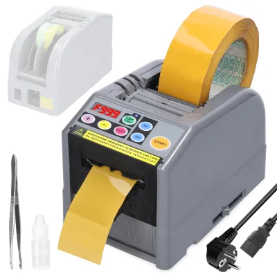 Produktbild von Bandschneider, 6–60 mm Breite, 5–999 mm Länge, Bandschneidemaschine, automatische Bandschutzfolienschneidemaschine, transparenter Klebeschneider